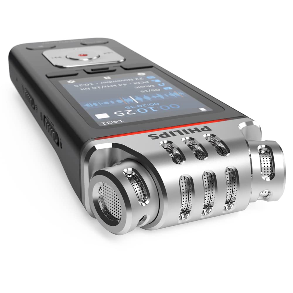 Philips VoiceTracer Audiorecorder Diktiergerät DVT6110, DVT7110