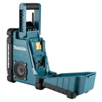 Makita DMR115 Akku-Baustellenradio (ohne Akku, ohne Ladegerät), Türkis, Schwarz, Silber