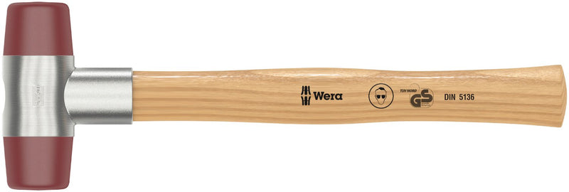 Wera 102 Schonhämmer mit Köpfen aus Uretan, # 5 x 40 mm, Wera 05000525001
