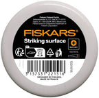Original Fiskars Ersatz-Aufsatz mit Metallring für Dreh-Spaltkeil SAFE-T und Spalthammer SAFE-T X39, Weiß/Silber, 1001616