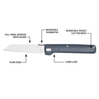 Gerber Taschenmesser mit Gürtelclip, Pledge, 7Cr17MoV Edelstahlklinge im Reverse-Tanto-Look, Griffschalen aus glasfaserverstärktem Nylon, Klingenlänge: 9,2 cm, 1067369