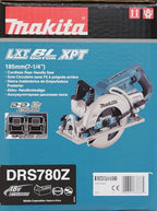 Makita DRS780Z Akku-Handkreissäge 2x18 V (ohne Akku, ohne Ladegerät)