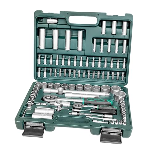 Mannesmann Allround M98410 Steckschlüsselsatz 94 tlg., 37,5 x 29 x 7 cm