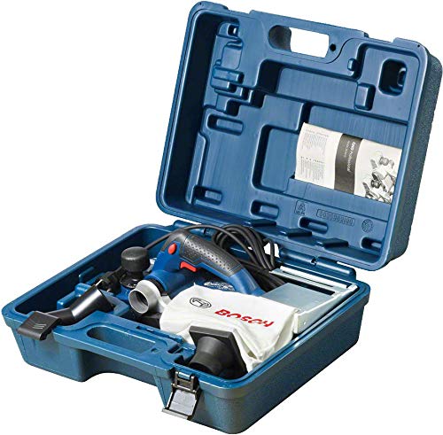 Bosch Professional Hobel GHO 26-82 D (Leistung 710 Watt, inkl. Parallelanschlag, Sechskantstiftschlüssel SW 2,5, Stoffstaubbeutel, Handwerkoffer)