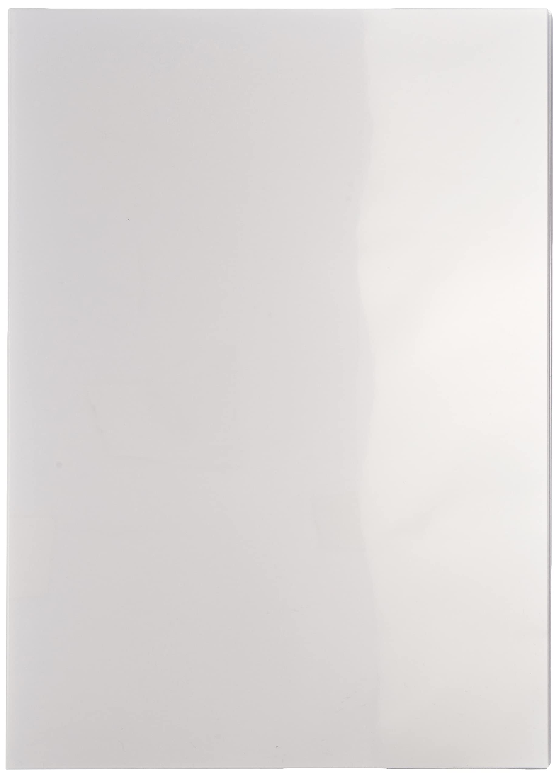 Fellowes Klarsicht Deckblatt aus PVC, A4 Format, 200 mic Stärke, transparent, ideal für Plastikbindung und Drahtbindung, Pack mit 100 Stück