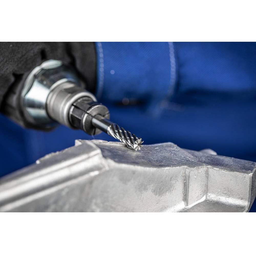 PFERD TOOLS HM-Frässtift-Set, 3-teilig, Zahnung ALLROUND, Schaft-ø 6 mm, Frässtift-ø 6mm, 21901406 – für den vielseitigen Einsatz auf den wichtigsten Werkstoffen