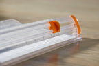 Fiskars Tragbare Papierschneidemaschine, SureCut, A5-Hochformat, A4-Querformat, Mit Schnittlinienführung, Weiß/Orange, 1077798