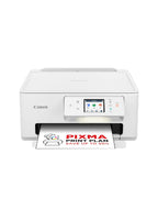 Canon PIXMA TS7650i Multifunktionsdrucker 3in1 (Tintenstrahl,Drucken, Kopieren, Scannen, A4, 6,7 cm Touch LCD, WLAN, Duplexdruck, 2 Papierzuführungen, kompatibel mit Pixma Print Plan ABO) Weiß