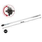 KS Tools 918.1293 1/2" CHROMEplus Gelenk-Steckgriff, 760mm