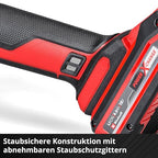 Einhell Professional Akku-Winkelschleifer AXXIO 18/125 Power X-Change (18 V, 700 W, 125 mm Scheiben-Ø, 33 mm Schnitttiefe, Brushless, Softstart, ohne Trennscheibe, ohne Akku)