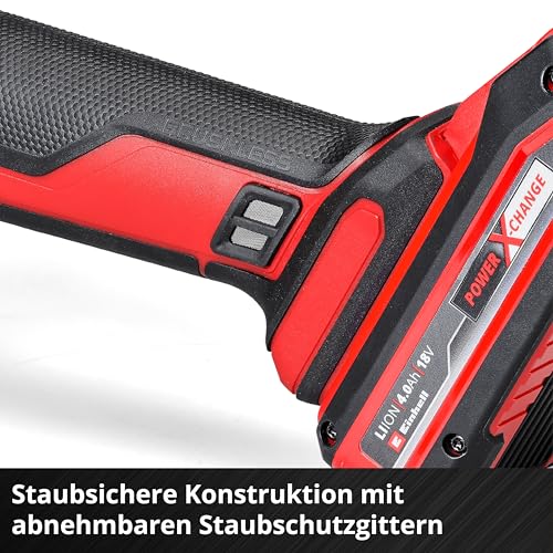 Einhell Professional Akku-Winkelschleifer AXXIO 18/125 Power X-Change (18 V, 700 W, 125 mm Scheiben-Ø, 33 mm Schnitttiefe, Brushless, Softstart, ohne Trennscheibe, ohne Akku)
