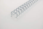 WireBind RG810597 Drahtbinderücken (100 Stück, 8mm) silber