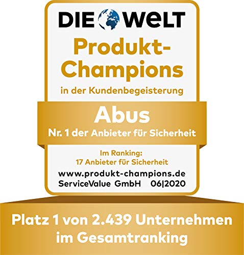 ABUS KeyGarage 727 Mini - Schlüsselbox zur Wandmontage - für bis zu 8 Schlüssel oder kleine Wertgegenstände - Schwarz-Silber