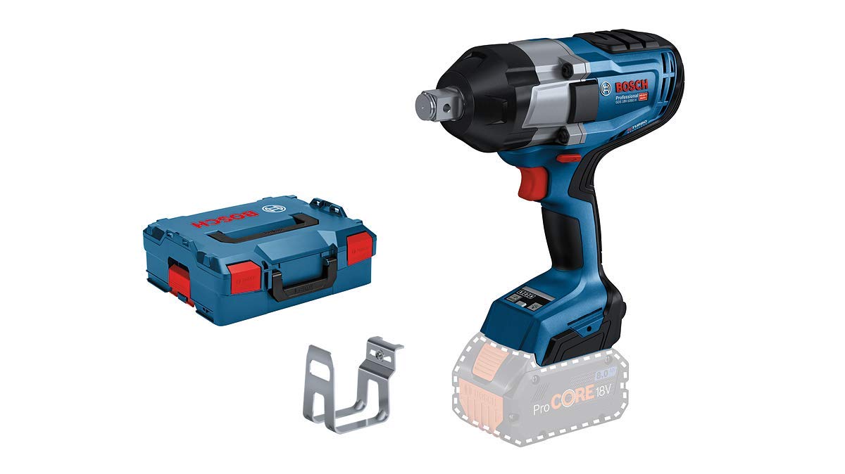 Bosch Professional 18V System BITURBO Akku Drehschlagschrauber GDS 18V-1050 H (inkl. Einlage, L-BOXX, ohne Akku/ Ladegerät)