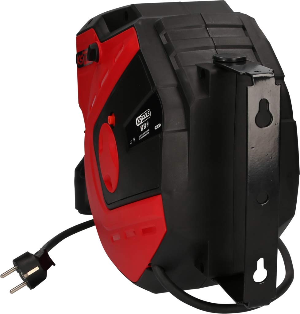 KS Tools, 150.4217 Werkstatt-Kabelaufroller, 15m, 1,5mm²