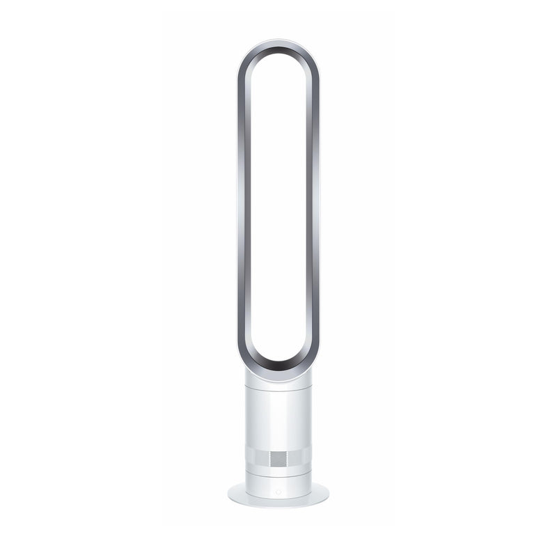 Dyson Coolᵀᴹ Turmventilator AM07 Air Multiplier™ Turmventilator, Leistungsstarker, bladeless Ventilator mit Air Multiplier™ Technologie (Weiß/Silber)