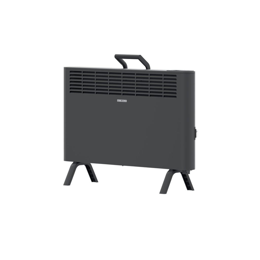 STIEBEL ELTRON neue Elektroheizung engergiesparend, Standgerät CNS-B 2000 Plus LCD move, 2 kW für ca. 25 m², TÜV geprüft, LC-Display, Wochentimer, Schwarz, 207068