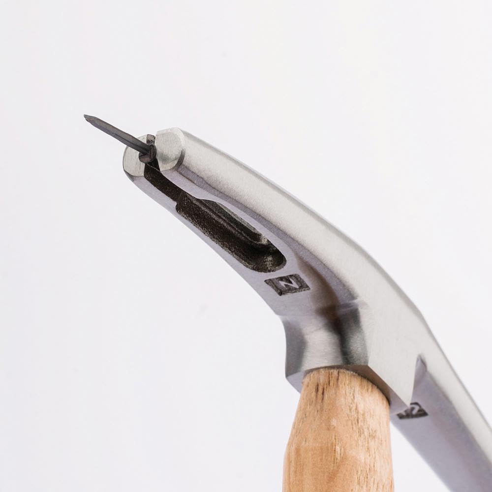 Draper Expert 19724 Magnetsicher Zweckenhammer mit Griff aus Hickoryholz, 190 g