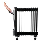 Güde Ölradiator OR 2500-11 DT (2500 W, 3 Heizstufen: 1000/1500/2500 W, LCD-Display, Kipp- & Überhitzungsschutz, stufenlos regulierbarer Thermostat, Timerfunktion, Handgriff & 4 Rollen)