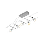 Paulmann Wire Set Salt max5x10W GU5,3 Chrom matt/C