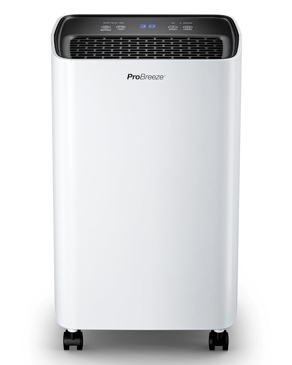 Pro Breeze Luftentfeuchter 6L in 24h Entfeuchtungsleistung - Dehumidifier - Luftentfeuchter elektrisch mit 2L Wassertank, Wäschetrockner, automatischem Feuchtigkeitssensor, Timer - Gegen Schimmel