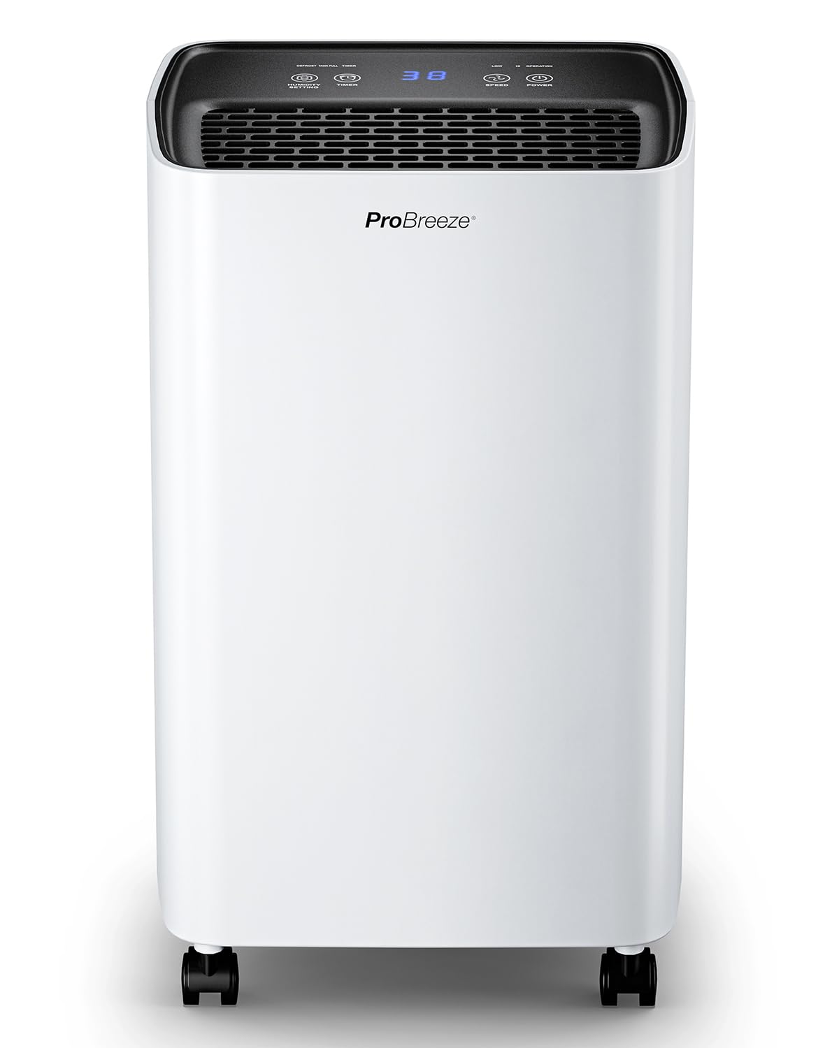 Pro Breeze Luftentfeuchter 6L in 24h Entfeuchtungsleistung - Dehumidifier - Luftentfeuchter elektrisch mit 2L Wassertank, Wäschetrockner, automatischem Feuchtigkeitssensor, Timer - Gegen Schimmel
