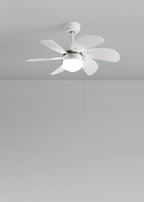 CREATE / WINDEASY/Deckenventilator Weiß umkehrbare Naturholzflügel mit Beleuchtung / 53W, Leise, Ø86cm, 3 Geschwindigkeiten, AC-Motor, Sommer-Winterbetrieb