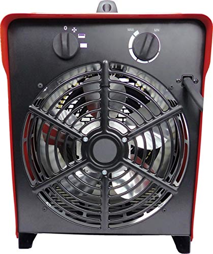 Aktobis Starkstromheizgebläse WDH-BGP10S mit 10.000 Watt (400V / 16A) mit Schlauchanschluss