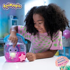 Animagic - Let's Glo Axolotl Bubble Reef Pack :1 Interaktives Aquarium + 2 Axolotl (Rosa & Lila), Elektronische & leuchtende Freunde, Sensorisches Spielzeug für Kinder ab 4 Jahren