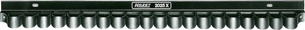 HAZET Werkzeug-Halter 2025X I flexible und langlebige Klemmlaschen aus Öl- und kältebeständigem Kunststoff I Universal-Klemmleiste mit 20 Klemmlaschen zum variablen Anschrauben