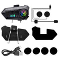 Tiardey Motorrad-Gegensprechanlage, Helm, Bluetooth-Headset, Sprachassistent, unterstützt doppelte Geräuschunterdrückung, High-Definition-Anrufe, gleichzeitiges Musikhören und Navigieren