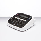 Brother PT-D200BWVP Beschriftungsgerät inklusive Netzadapter und Transportkoffer (für 3,5 bis 12 mm breite TZe-Schriftbänder, bis zu 20 mm/Sek. Druckgeschwindigkeit), Schwarz