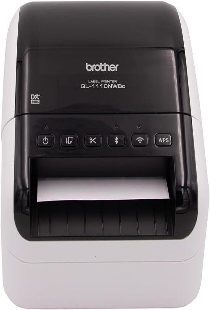 Brother Etikettendrucker QL-1110NWBc, Schwarz/Weiß