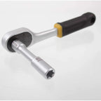 PROXXON Steckschlüsselsatz, Feinmechaniker-Satz mit 1/4"-Umschaltratsche sowie Schraubendrehergriff, 50-teiliges Werkzeug-Set mit Kunststoffkoffer, 23280