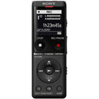 Sony ICD-UX570B Digitales Diktiergerät (OLED Display, 4GB Speicher, Micro SD) schwarz