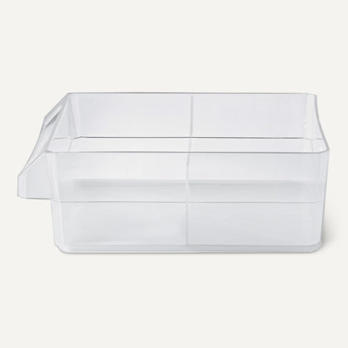 Amazon Basics Schubladenbox, 24-Fächer Kleinteilemagazin aus Kunststoff mit Trennwänden für Büro/Werkzeug/Basteln, Wandmontage, 16 x 54,1 x 40,1 cm, Schwarz
