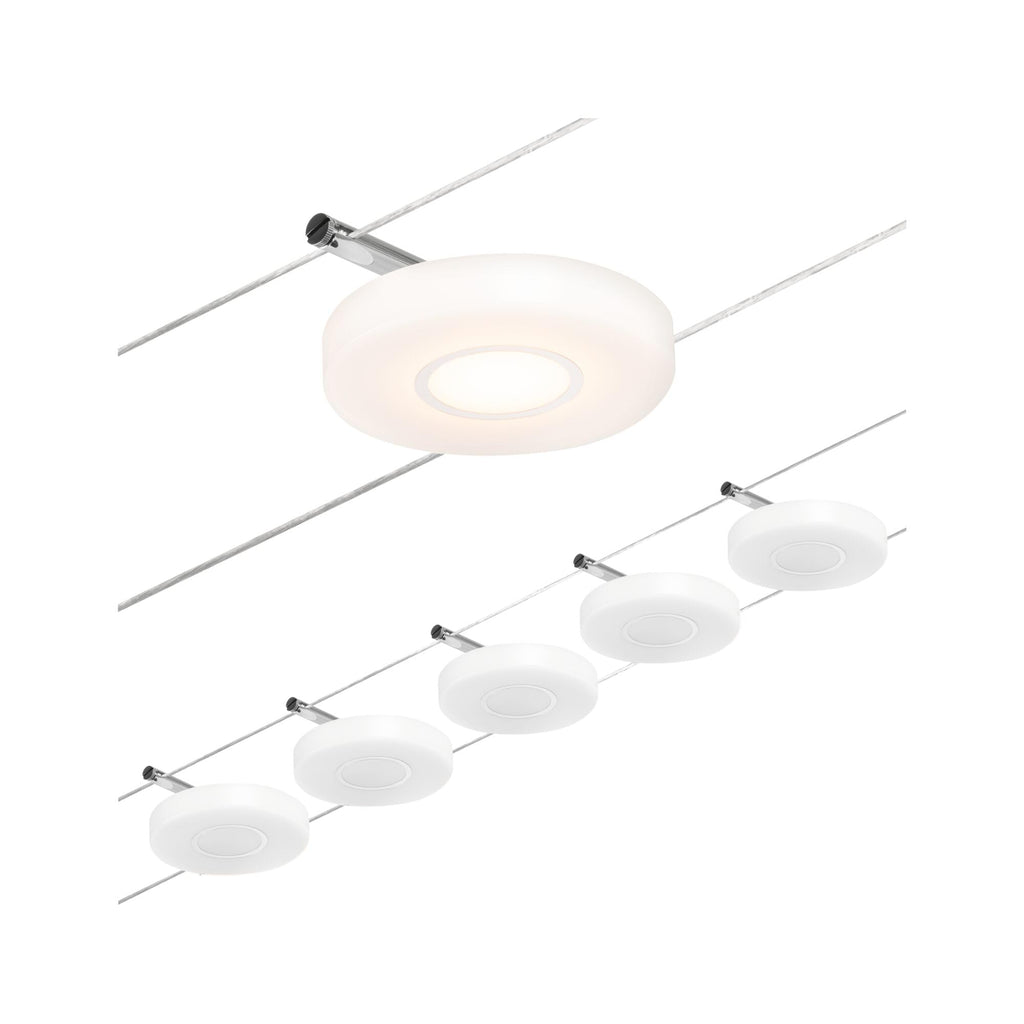 Paulmann Wire Systems Set DiscLED 5x4,5W Chrom mat