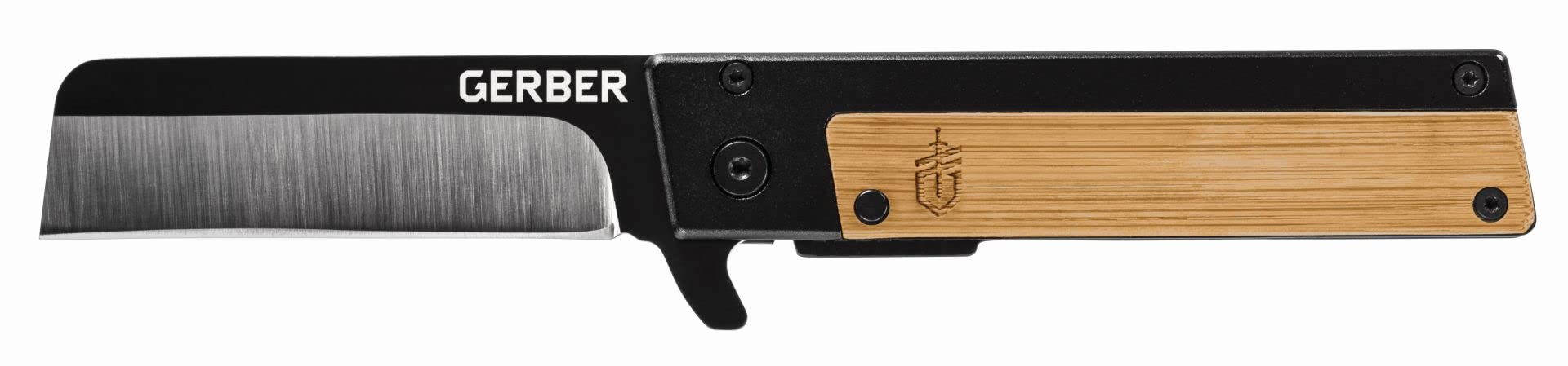 Gerber Taschenklappmesser, Klingenlänge: 6,86 cm, Quadrant, Bambus-Design, 30-001669