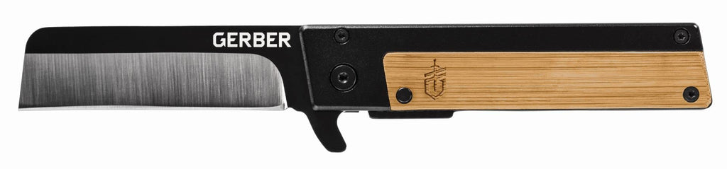 Gerber Taschenklappmesser, Klingenlänge: 6,86 cm, Quadrant, Bambus-Design, 30-001669