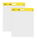 Post-it Super Sticky selbsthaftendes Meeting Chart/Flipchart für Wand-Montage 566, Weiß, 58.4 cm x 50.8 cm, 20 Blatt/Block, 2 Blöcke/Packung, 100% PEFC, SGSCH-PEFC-COC-110078