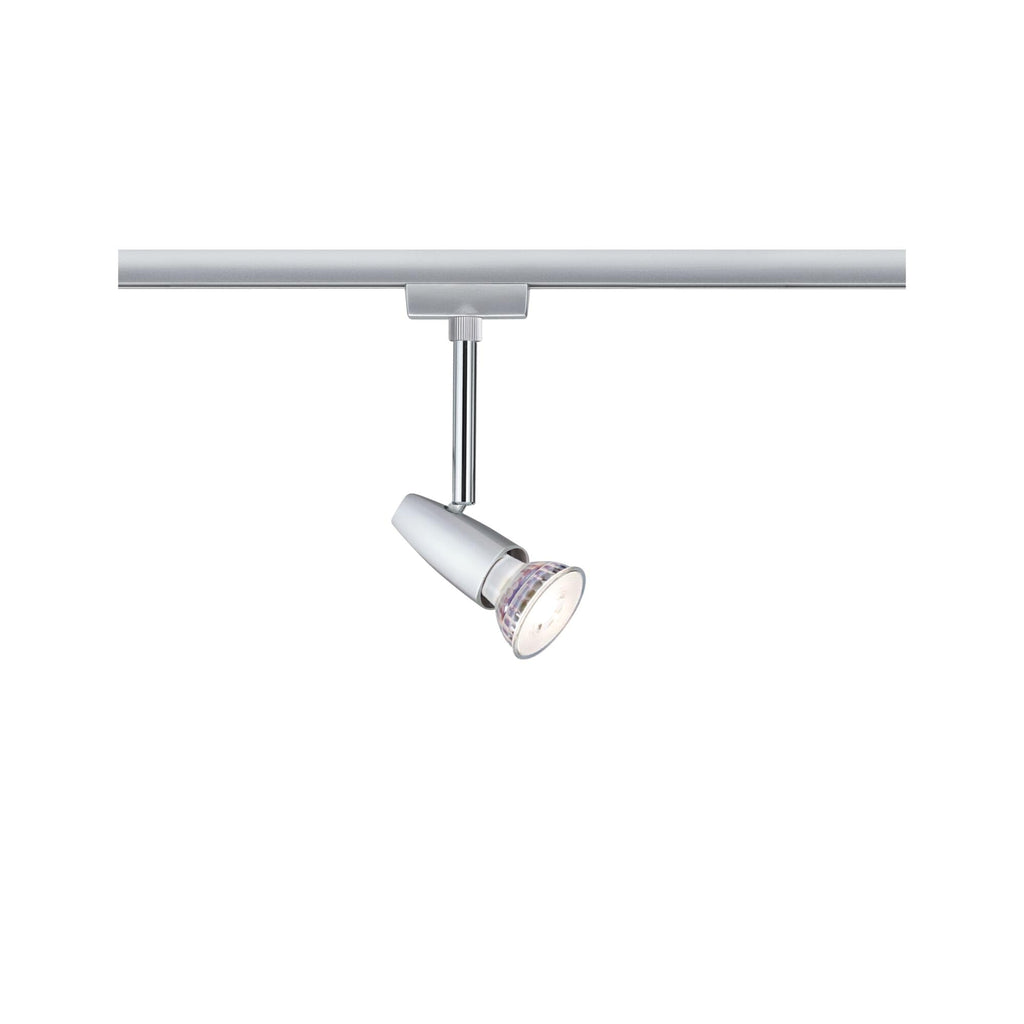 Paulmann 95459 URail Schienensystem Set Barelli max 3x10W GU10 Chrom matt/Chrom 230V 1m Schienensystem Schienenleuchte Deckenbeleuchtung