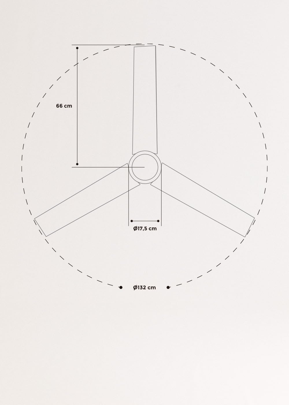 CREATE / WINDMINIMAL/Deckenventilator Weiß mit Beleuchtung und Fernbedienung/Leise, Timer, DC-Motor, 40W, Ø132 cm, 6 Geschwindigkeiten, Sommer-Winterbetrieb