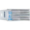 PFERD TOOLS CORRADI-Nadelraspel-Set, 6-teilig, Schweizer Raspelhieb 2, 140mm, 12332144 – Für mittelfeine Raspelarbeiten in schwer zugänglichen Stellen