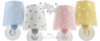 Dalber kinder Wandlampe, Kinderlampe Wandleuchte kinderzimmer Star Light Sterne Weiß 82219B, E27