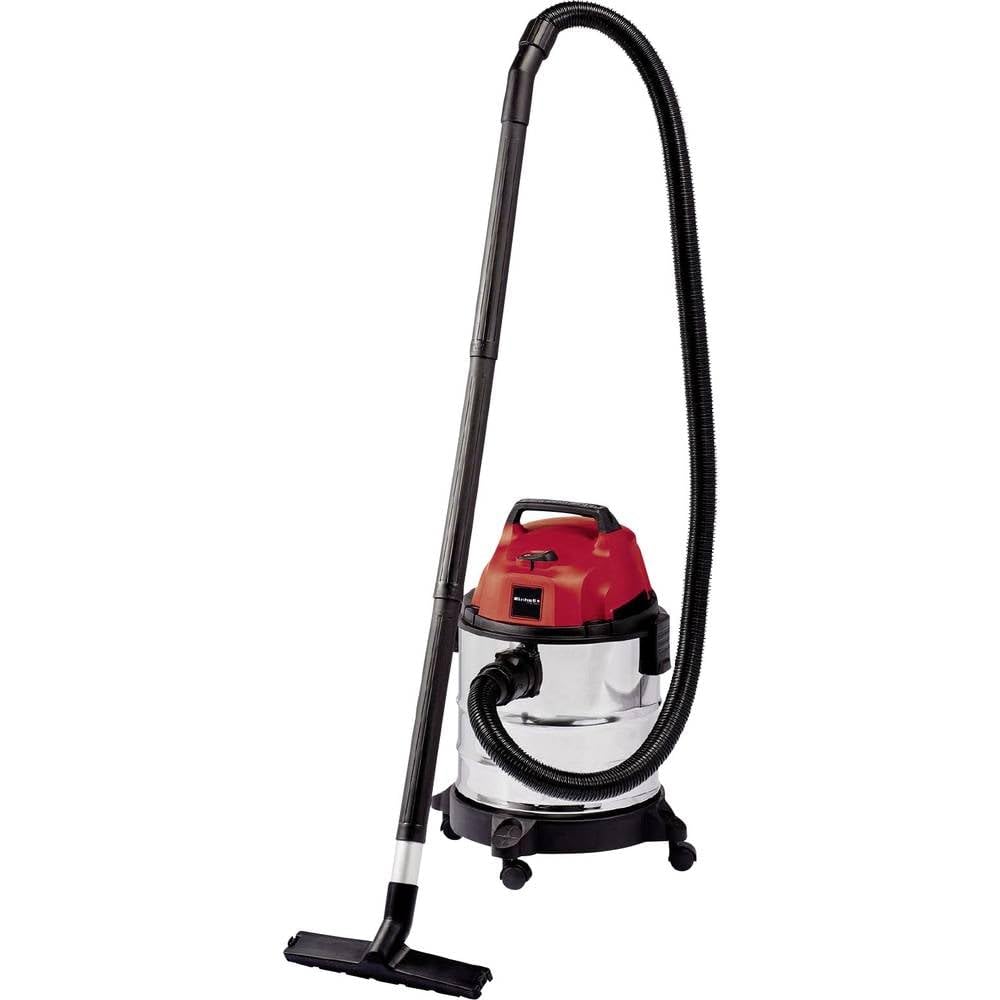 Einhell Nass-Trockensauger TC-VC 1820 S (1250 Watt, Edelstahlbehälter 20l, Blasanschluss, 4 Rollen, Schlauchsystem Ø36mm inkl. Saugschlauch + Verlängerung, Kombidüse + Filter), Schwarz