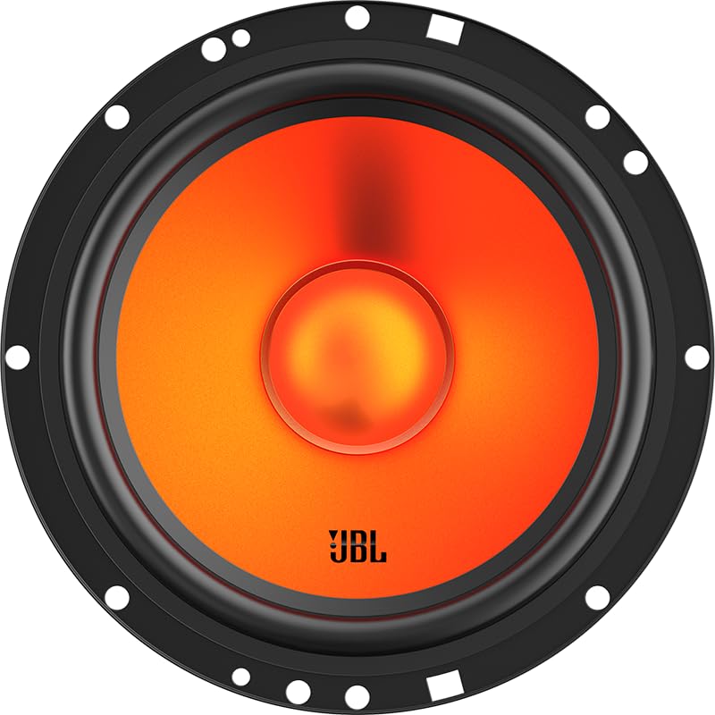 JBL Stage1 GEN2 62CF Komponenten Lautsprecher Auto 165mm (6,5 Zoll): von Harman Kardon Car HiFi mit 80W RMS und 640W Max Component Auto Boxen Set mit 2 Tieftöner + 2 Hochtöner