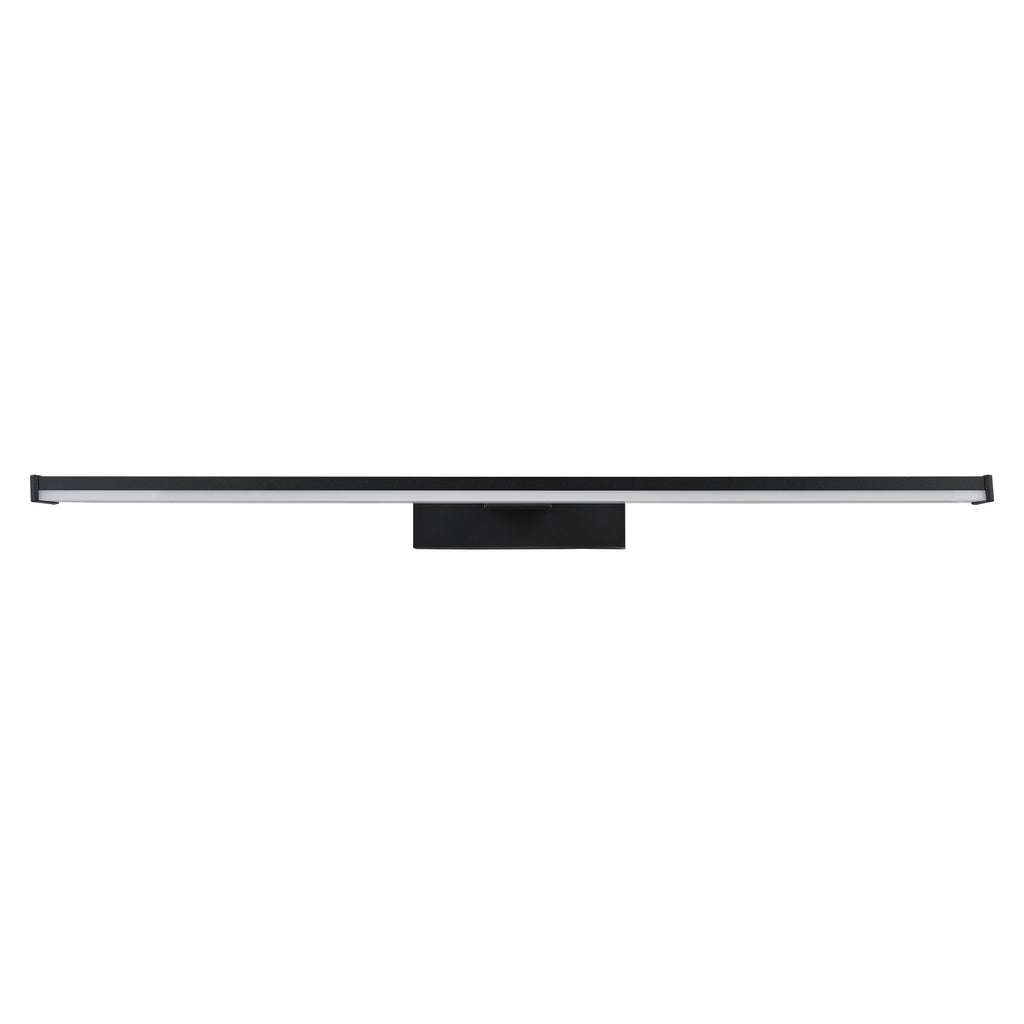 EGLO LED Wandlampe Pandella 1, 1 flammige Wandleuchte, Spiegelleuchte aus Aluminium und Kunststoff, Badezimmer Lampe in Schwarz, Weiß, Feuchtraumleuchte, IP 44, neutralweiß, L 60 cm
