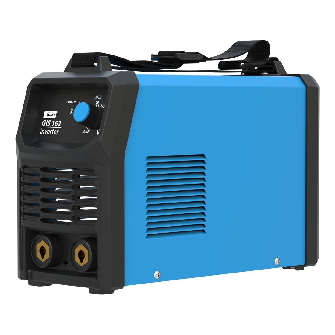 Güde Inverter Schweißgerät GIS 162 (230 V, 15,5 W Leerlaufleistung, 5,0 kVA max. Netzleistung, 10-160 A Regelbereich Schweißstrom, inkl. Elektrodenhalter, Masseklemme, Schlackenhammer & Schweißschild)