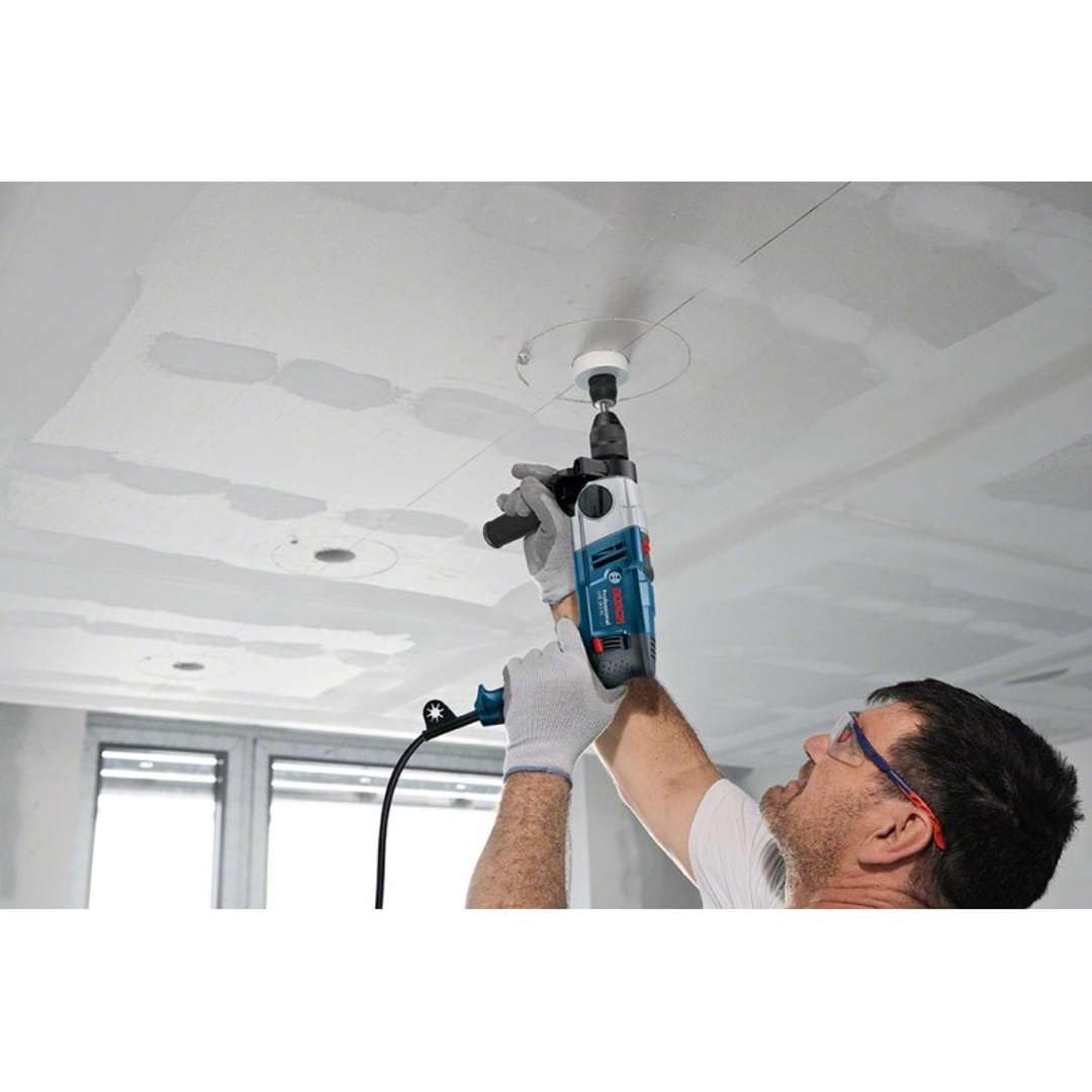 Bosch Professional Schlagbohrmaschine GSB 18-2 RE (inkl. Tiefenanschlag 210 mm, Zusatzhandgriff, Zahnkranzbohrfutter 13mm, im Handwerkerkoffer)