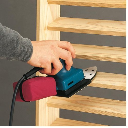 MAKITA BO4565K SCHWINGSCHLEIFER 200 W, Schwarz, Blau